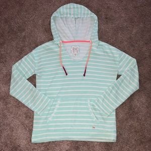 Billabong Mint Green Stripped Hoodie